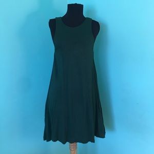 Emerald green dress